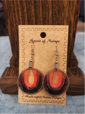 Spirit of Nature Woven Thread Earrings